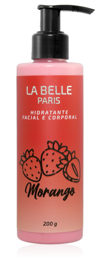 Hidratante Facial e Corporal Morango La Belle Paris